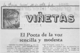 El Poeta de la voz sencilla y modesta.