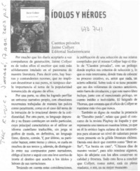 Ídolos y héroes.