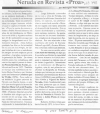 Neruda en revista "Proa"