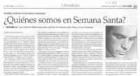¿Quiénes somos en Semana Santa?