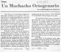 Un muchacho octogenario