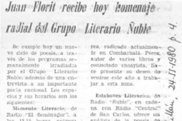 Juan Florit poeta chileno