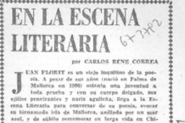 En la escena literaria