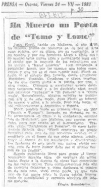 Ha muerto un poeta de "tomo y lomo"