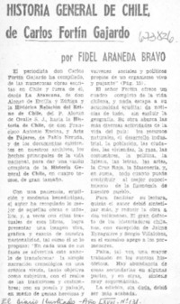 Historia general de Chile