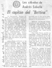 El capitán del "Bettina"