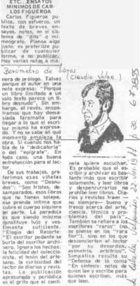 Etc, ensayos mínimos de Carlos Figueroa