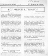Los viernes literario