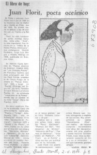 Juan Florit, poeta oceánico