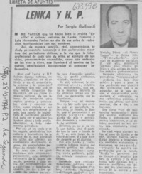 Lenka y H. P.