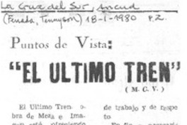 El Último tren