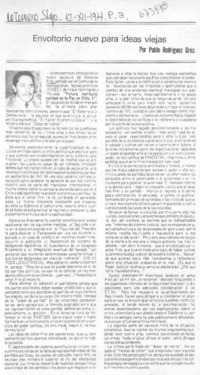 Envoltorio nuevo para ideas viejas