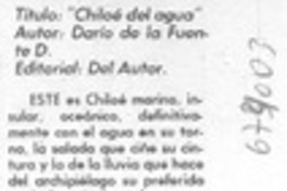 Chiloé del agua"
