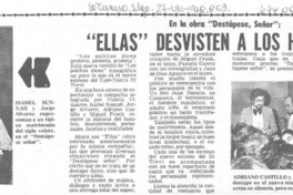 "Ellas" desvisten a los hombres.