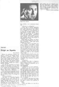 Dirigir en España : [entrevista]