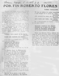 Por fin Roberto Flores