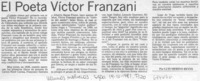 El poeta Víctor Franzani