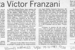 El poeta Víctor Franzani