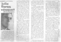 Julio Flores Vásquez