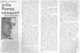 Julio Flores Vásquez