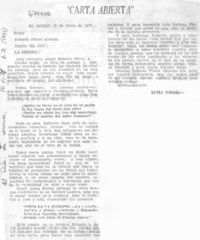 Carta abierta