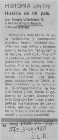 Historia de mi país