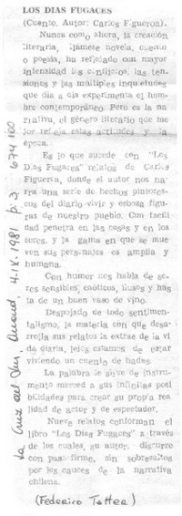 Los días fugaces