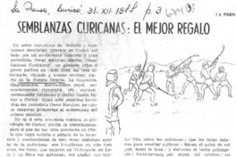 Semblanzas curicanas: el mejor regalo