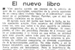 El nuevo libro