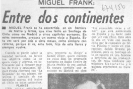 Entre dos continentes.