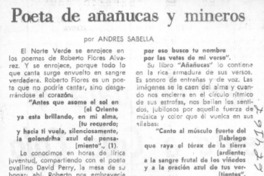 Poeta de añañucas y mineros