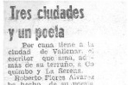Tres ciudades y un poeta