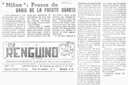 "Niños": prosas de Dario de la Fuente Duarte