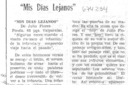 Mis días lejanos