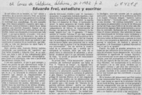 Eduardo Frei, estadista y escritor