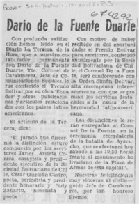 Darío de la Fuente Duarte.