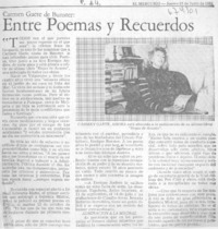 Entre poemas y recuerdos