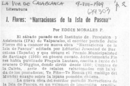 J. Flores, "narraciones de la Isla de Pascua"
