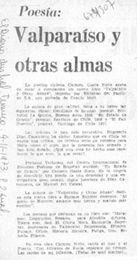 Valparaíso y otras almas