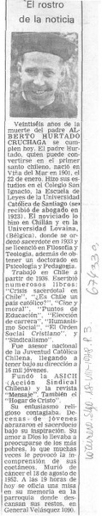 El Rostro de la noticia.