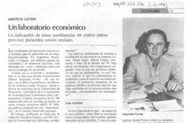 Un laboratorio económico