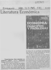 Economía, principios y problemas.