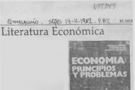 Economía, principios y problemas.