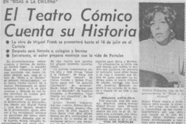 El Teatro cómico cuenta su historia.