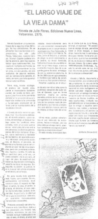 "El largo viaje de la vieja dama"