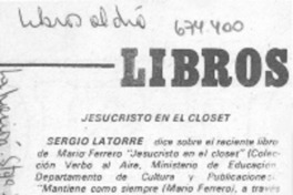 Jesucristo en el closet