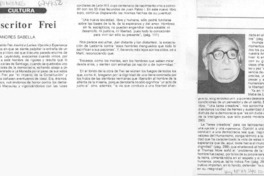 El escritor Frei