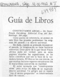 Construyamos arcas