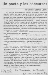 Un poeta y los concursos