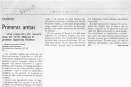 Primeras armas